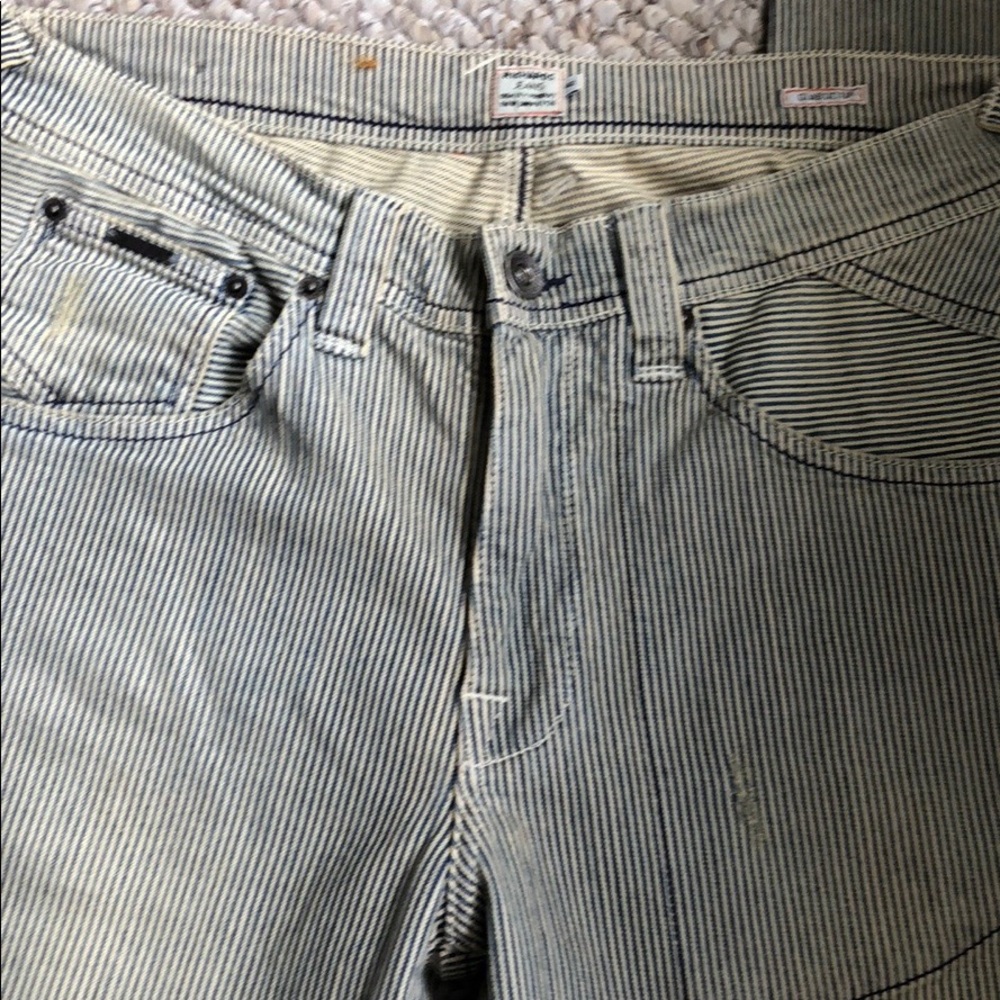 Jeans blue and cream. SALE !!!